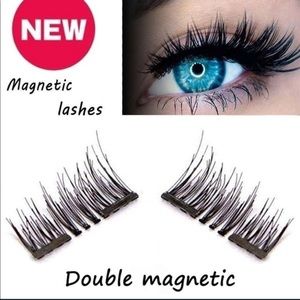 Weekend promo 3 sets $22 double magnetic lashes.